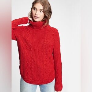 Gap Cable Knit Turtleneck Sweater